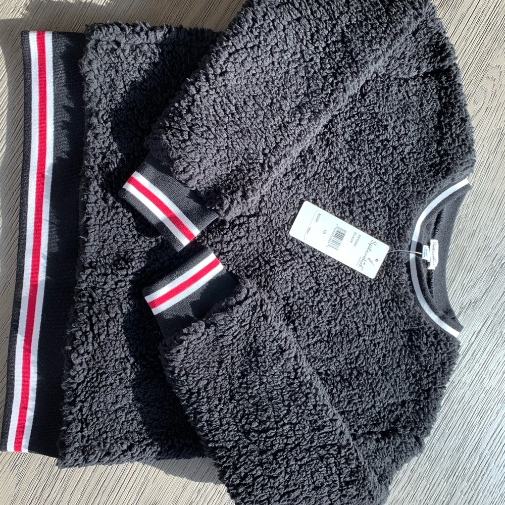 NWT - Splendid black cozy sweater - Size 10
